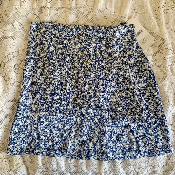 Zara Floral Crop Top and Skirt Two Piece Set NWT - Picture 7 of 8